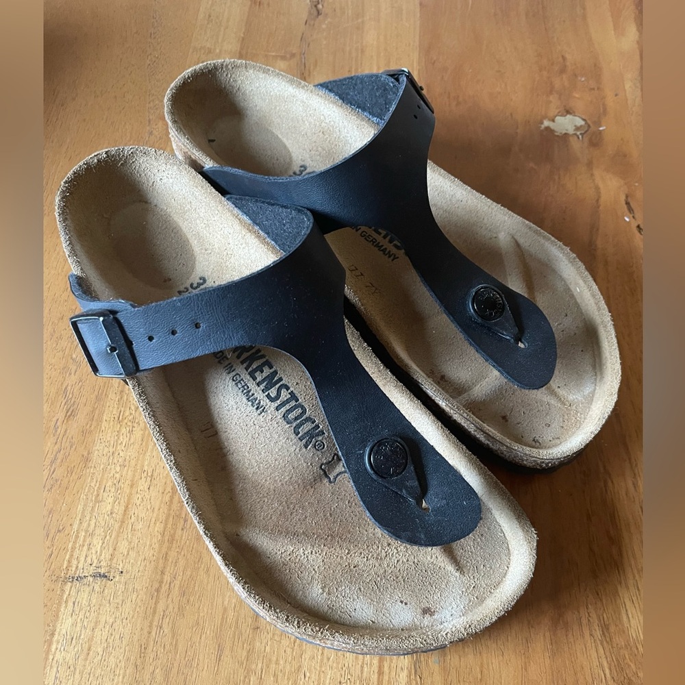 Birkenstock Black Thong Sandals